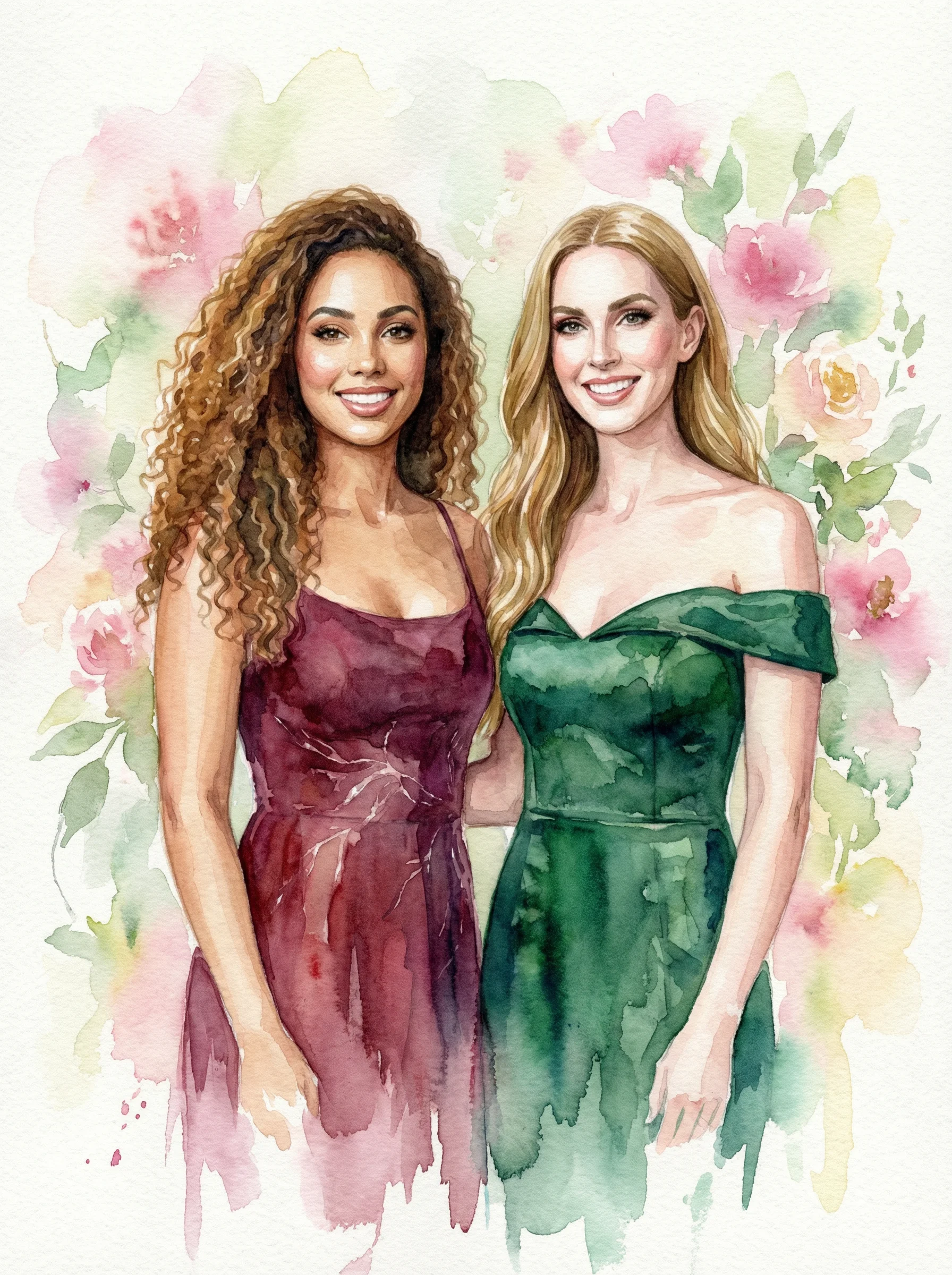 Watercolor Dream AI styled result